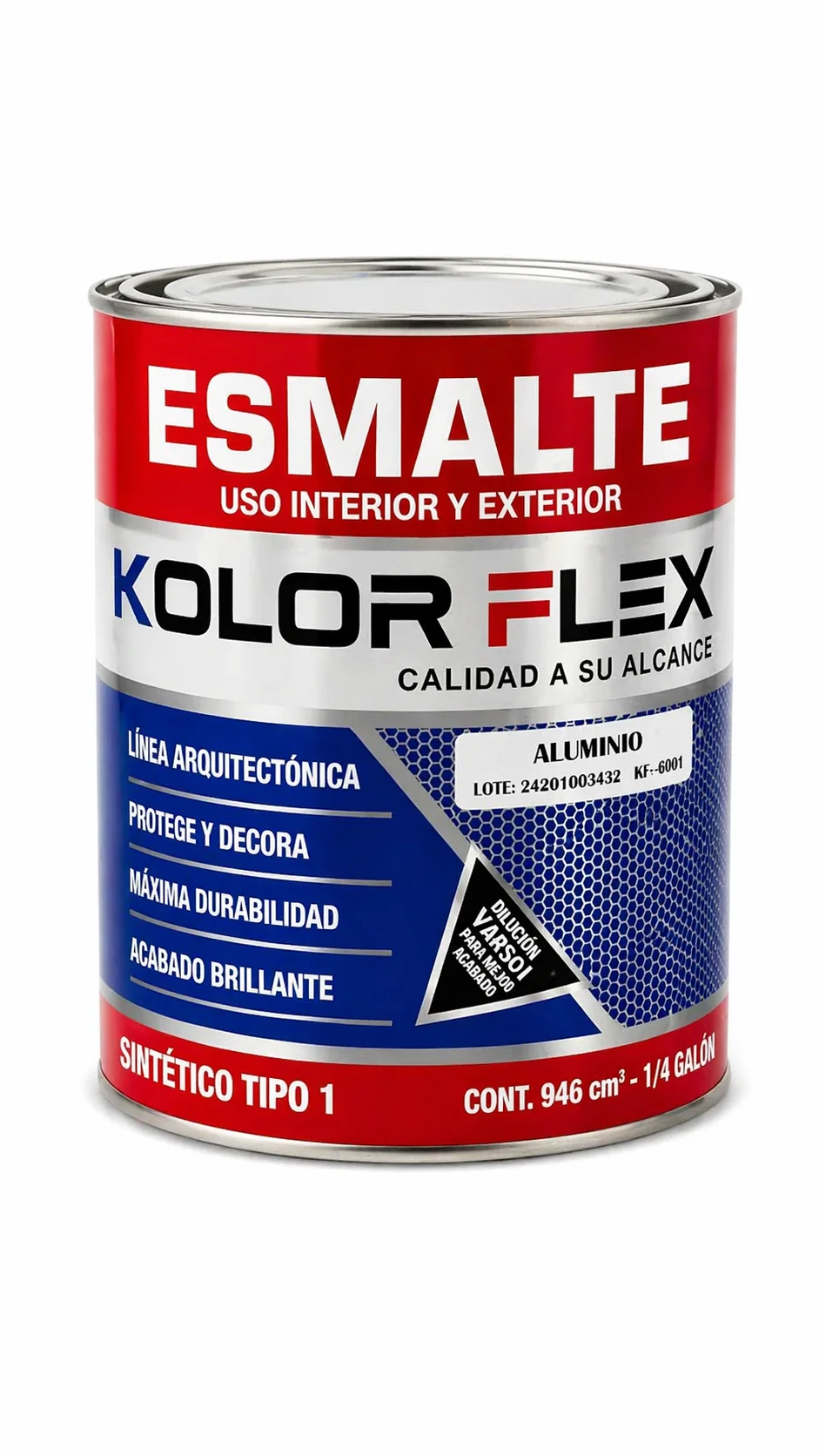 Esmalte aluminio 1/4 gl